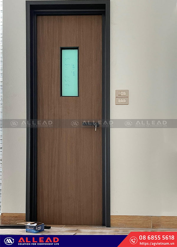 cửa composite giả gỗ của allead