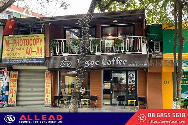 Cửa Kính Quán Cafe Khung Nhôm - Xu Hướng Của Tương Lai